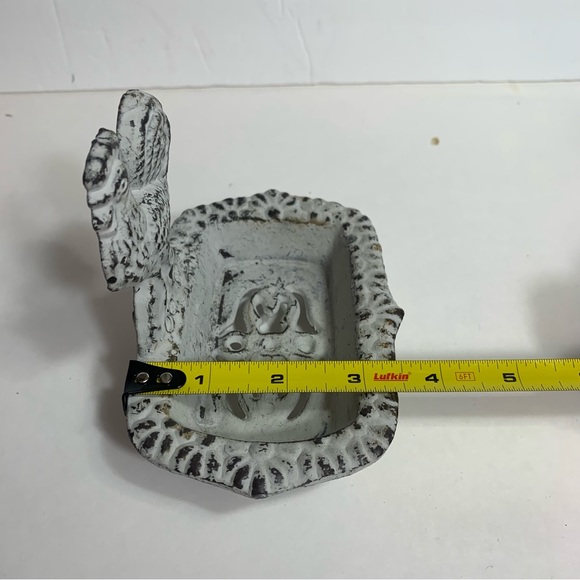 Vintage-style Rooster Soap Dish. Cast Iron Country Decor Rustic dish - Picture 10 of 12